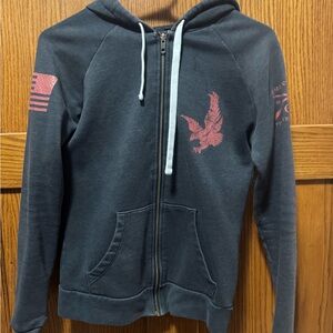 ISO WOMENS Grunt Style Gray  Hoodie